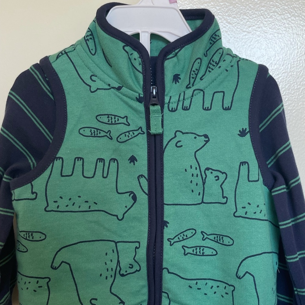 NWT! 🐻 🐠 3-Piece Animal Vest Set - Picture 5 of 5